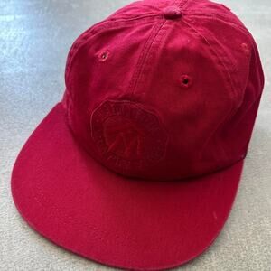 Vintage Marlboro Strapback Red Embroidered Logo Hat